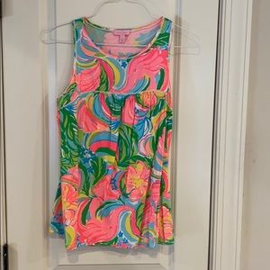 Lilly Pulitzer flowy tank, size small